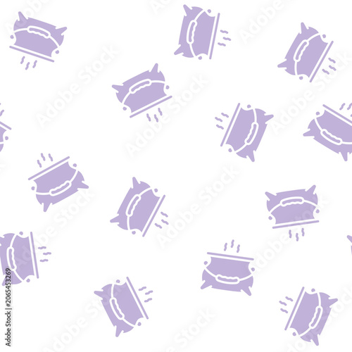 boiling potion in tank glyph vector seamless pattern. boiling potion in tank signthin illustration