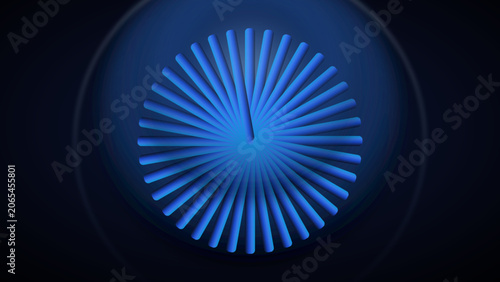 abstract background with blue circles