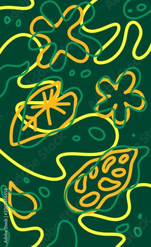 Valokuva playfull plant background