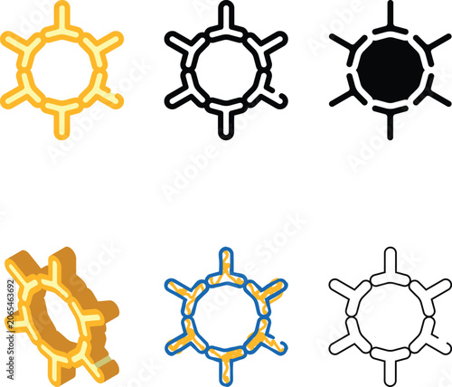 Obraz na plátně varicella designs zoster virus color icon vector