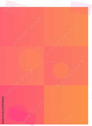 Vibrant Abstract Gradient Color Blocks Design.