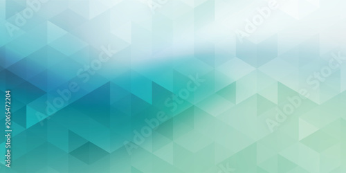 Photos Abstract geometric background with turquoise gradient polygonal shapes