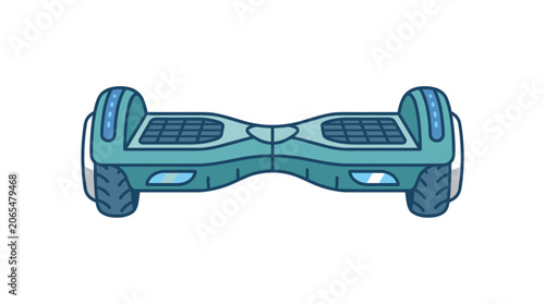 Modern Electric Hoverboard Self Balancing Scooter.