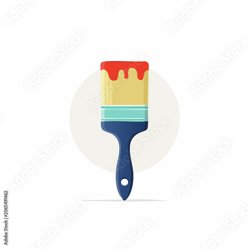 Flat design thermometer icon