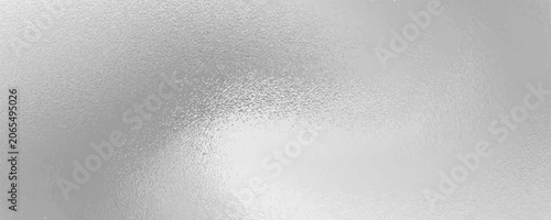 Bild auf Leinwand Chrome silver metallic foil gradient, glossy mirror steel texture, smooth reflective aluminum surface, slight distressed effect, realistic futuristic Y2K design