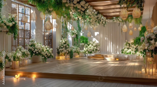 Wedding Ceremony Venue with Greenery