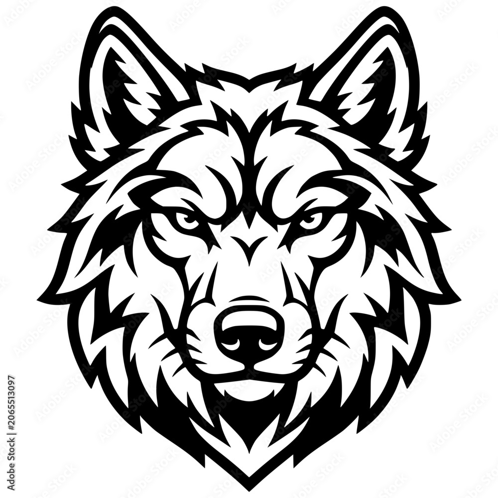 Fototapeta premium wolf portrait