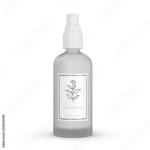 Elegant Pillow Spray Bottle with Minimalist Design, Infused with Natural Botanicals for Relaxation and Sleep Enhancement