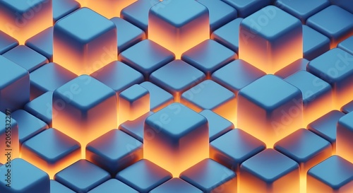 Abstract geometric pattern with vibrant colors