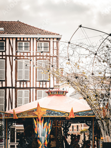 Street view of Chalons-en-Champagne in France