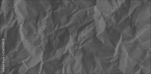 Tableau sur toile A close-up grayscale image of a crumpled surface with many wrinkles