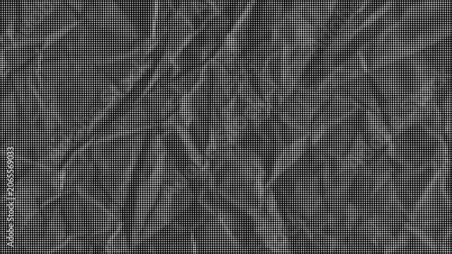 Foto A close-up view of crumpled paper with many wrinkles and folds on its surface