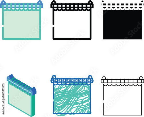 Bild auf Leinwand chromakey modern for make video effect color icon vector