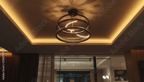 Modern warm light ceiling f...