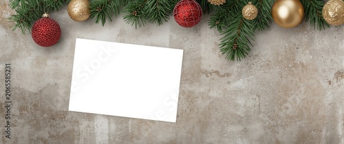 Blank greeting card with Ch...