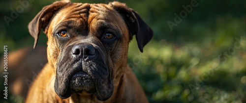 Close-up portrait of a boxe...