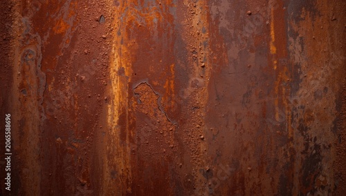 Rusty metal surface with or...