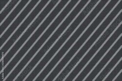 Fényképezés A sleek black surface with diagonal gray stripes viewed closely