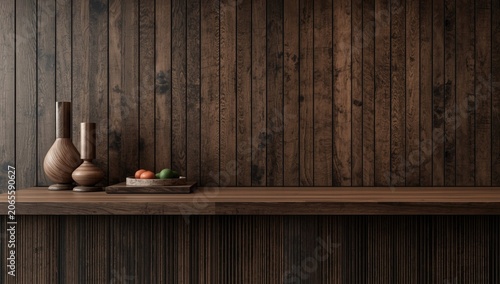 Sophisticated wooden counte...