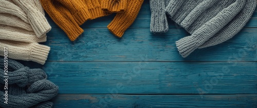 Collection of warm sweaters...