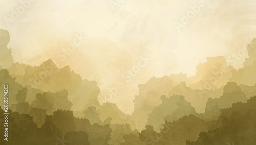 Illustration for Earth Day with a high key lit textured earth tone background