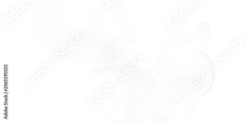 Smoke swirling gently in the air with soft transparent background