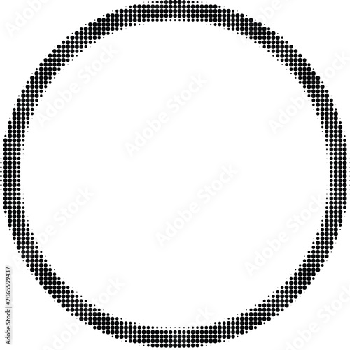 A black and white checkered circle pattern on transparent background