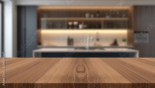 Sleek kitchen design highli...