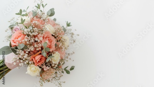 Pastel pink wedding bouquet...