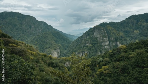 Mountainous landscape with ...