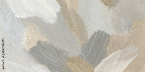 Foto Neutral tone abstract oil painting brushwork background with abstract painting b