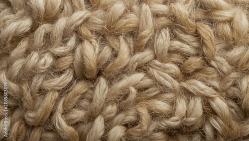 Textured natural fiber fabr...