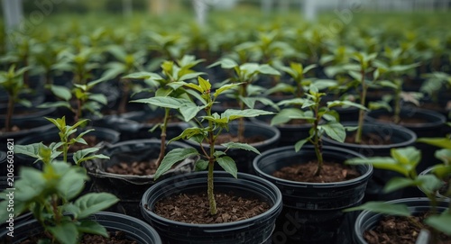 Young maple tree seedlings ...