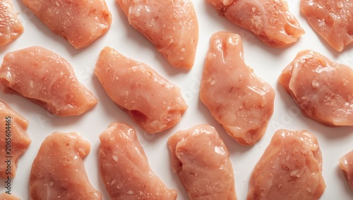 Pieces of chicken fillet me...