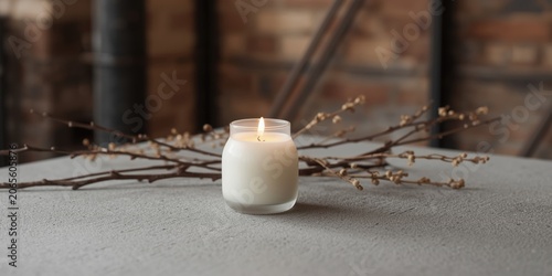 Minimalist organic candle i...