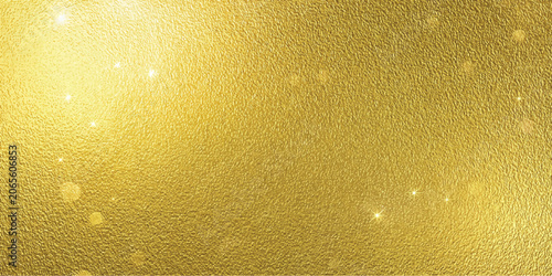 Schilderij op canvas Sparkling gold dust texture surface with glitter dust metallic gold sparkling me