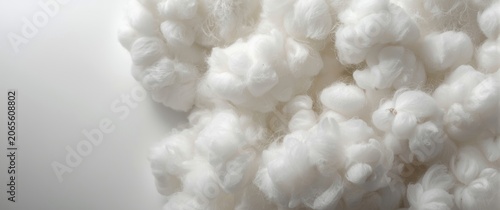 white soft cotton wool surf...