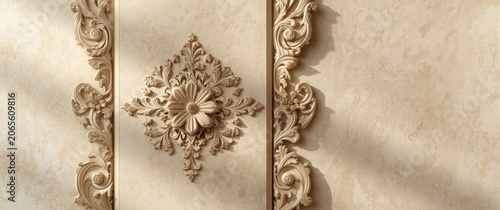 Decorative wall panel with ...