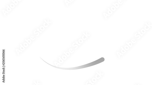 Animated silver drop of liquid moving. Fluid effect. Looped video. Vector illustration isolated on white background. 
