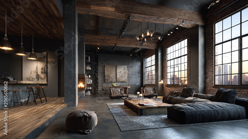 old abandoned house in abandoned factory