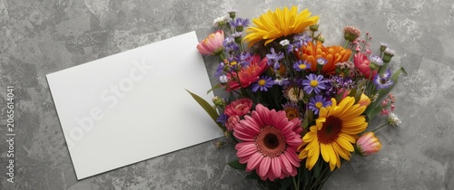 Colorful bouquet of flowers...