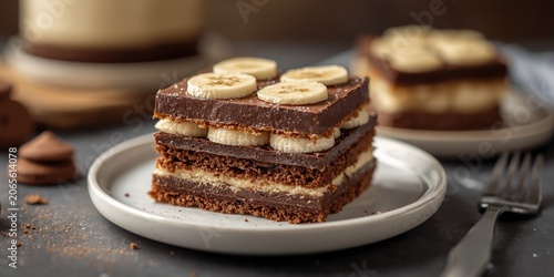 Sweet chocolate and banana ...
