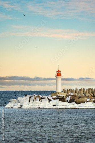 lighthouse on the coast