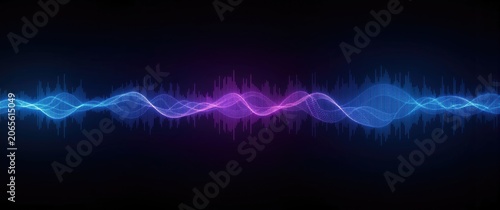 Modern audio waveform desig...