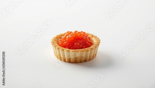 Savory tart filled with red...