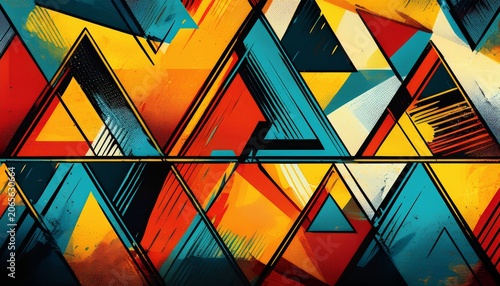 triangular grunge pattern urban design wallpaper packaging textiles sports design seamless texture