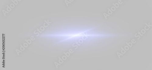 Tablou pe pânză A radiant electric-blue beam stretches with sleek motion and bright neon clarity