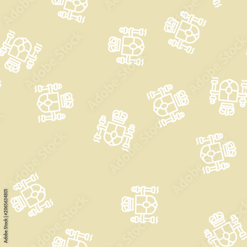 Canvas Print olives spain berries tree line seamless pattern olives spain berries tree thin l