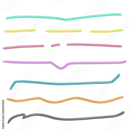 Multicolor Dynamic Underline 02