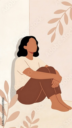 Five senses grounding technique minimal line icon set for sensory coping skills sheets and counselor tools
